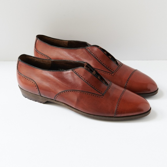 80s - SUSAN BENNIS - WARREN EDWARDS - Shoes - Men\'s - 10 - Brown Leather main image 5